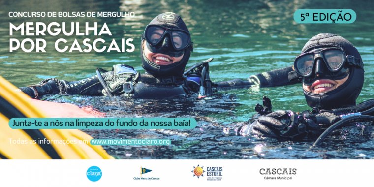 Abertura do concurso de bolsas de mergulho no âmbito do projeto Mergulha por Cascais