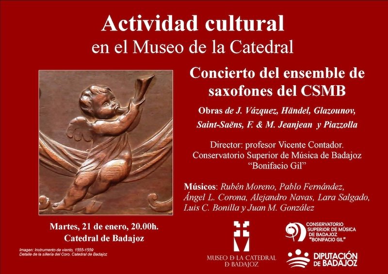 Conciero del ensemble de saxofones del CSMB