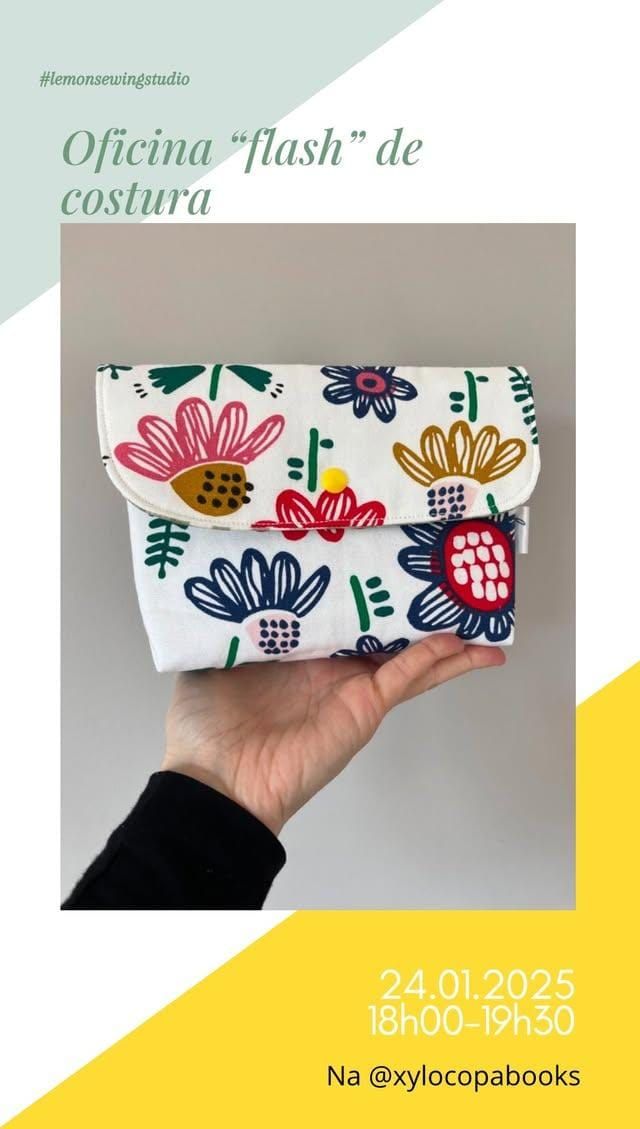 Oficina 'flash' de costura: mini-bolsa (nécessaire)