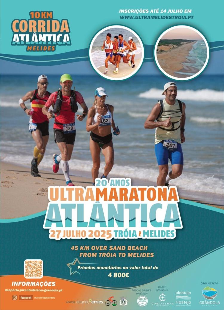 DESPORTO | Ultra Maratona Atlântica Troia - Melides | Corrida Atlântica Melides
