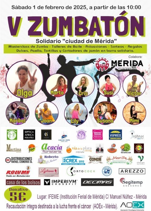 V Zumbatón Solidario Ciudad de Mérida