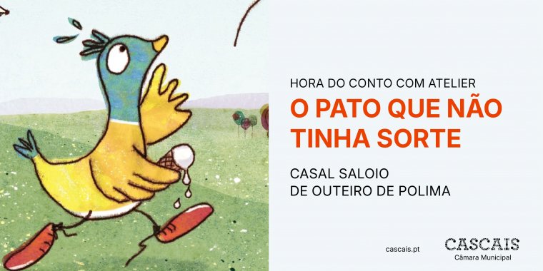 O Pato que não tinha sorte Hora do conto com atelier