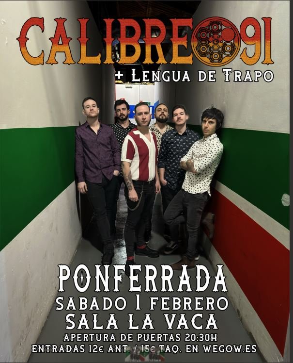 Concierto de “Calibre 91”  en la Sala La Vaca
