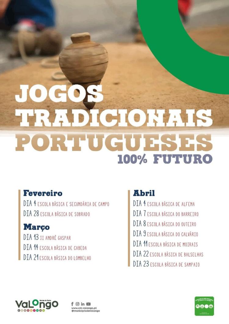 Jogos Tradicionais Portugueses 'vão' às escolas do concelho