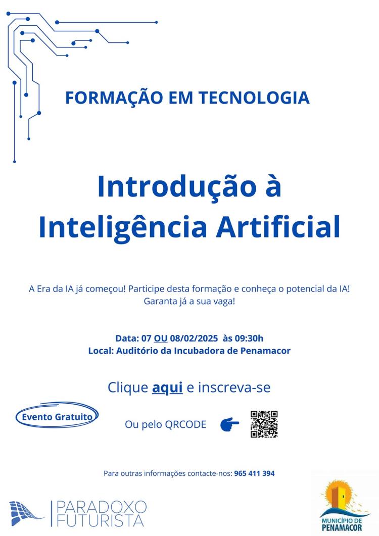Formação de tecnologia “Introdução à Inteligência Artificial”