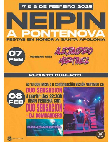 FESTAS DE SANTA APOLONIA EN NEIPÍN