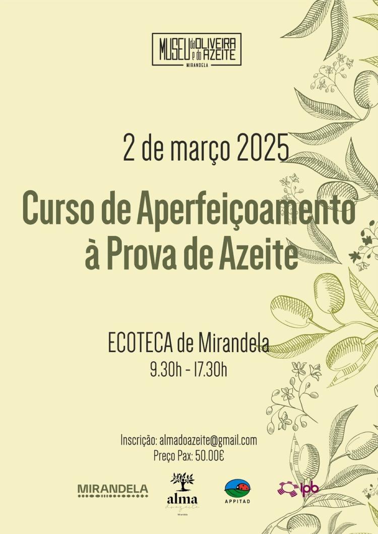 Curso de Aperfeiçoamento à Prova de Azeite | Ecoteca