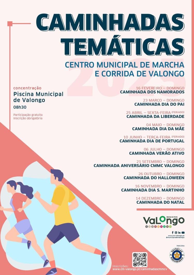 Caminhadas Temáticas para o ano inteiro