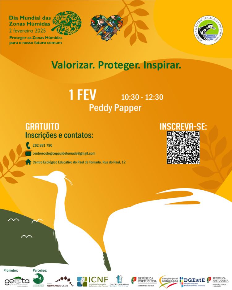 Peddy-paper no Paul de Tornada (comemoração do Dia Mundial das Zonas Húmidas)
