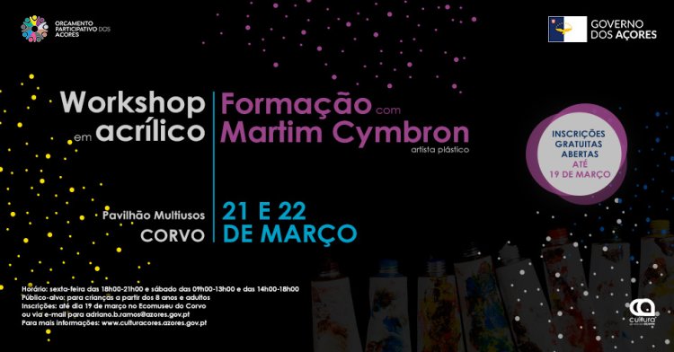 Workshop em Acrílico | Corvo | Orçamento Participativo