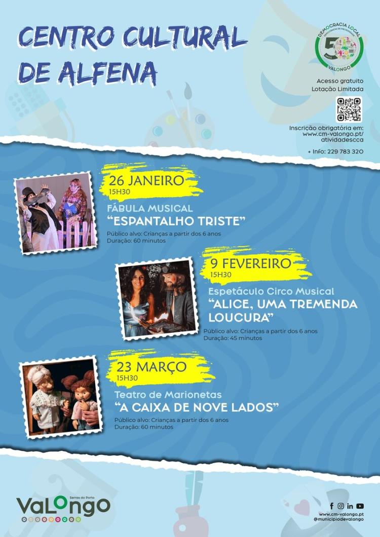 Centro Cultural de Alfena continua a dinamizar atividades no primeiro trimestre do ano