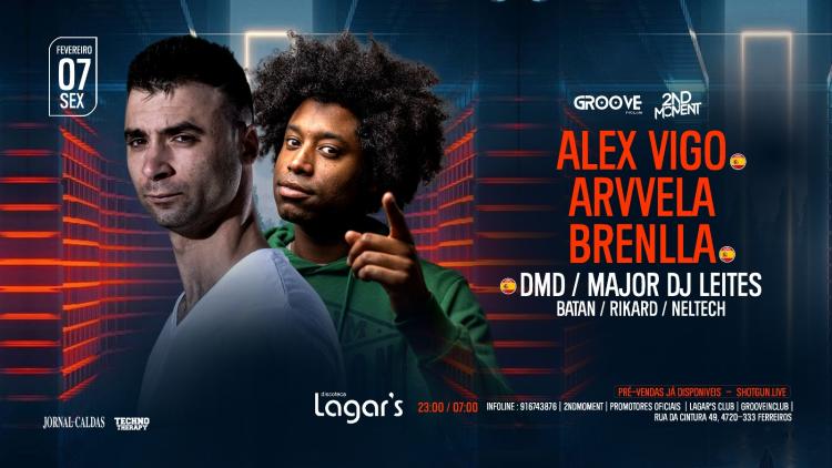 Techno Session w/Alex Vigo # Arvvela # Brenlla # DMD # Leites & More at Discoteca Lagar's - Braga