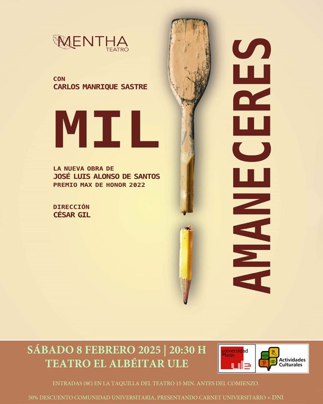 «Mil amaneceres» Mentha Teatro. El Albéitar