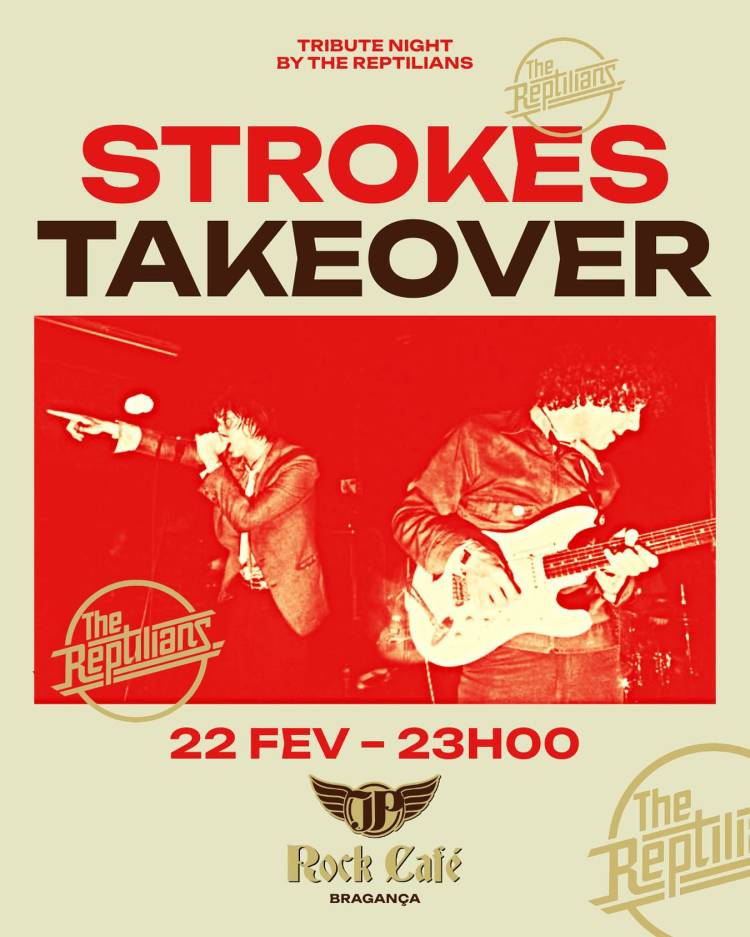 Concerto The Reptilians - Tributo The Strokes - Bragança