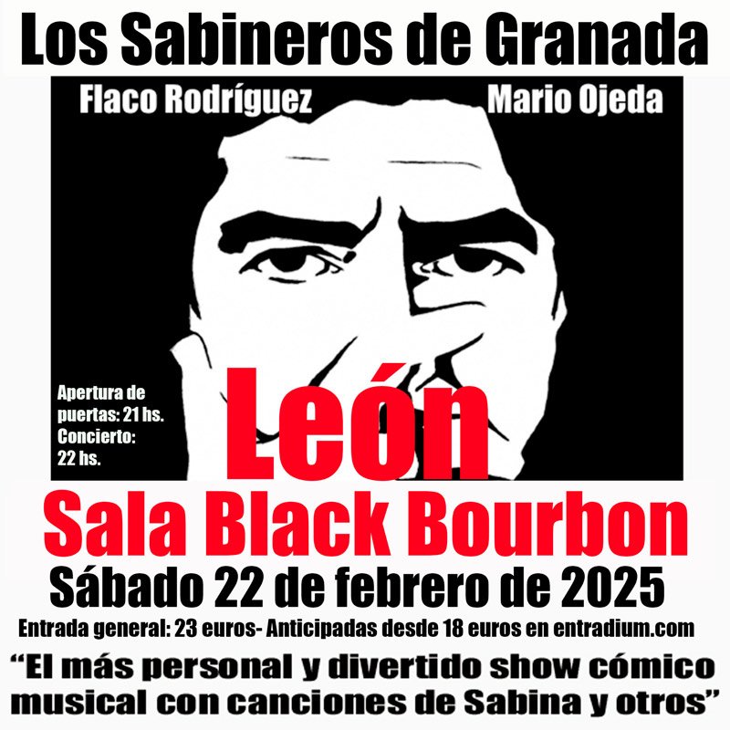 Los Sabineros de Granada. Sala Black Bourbon