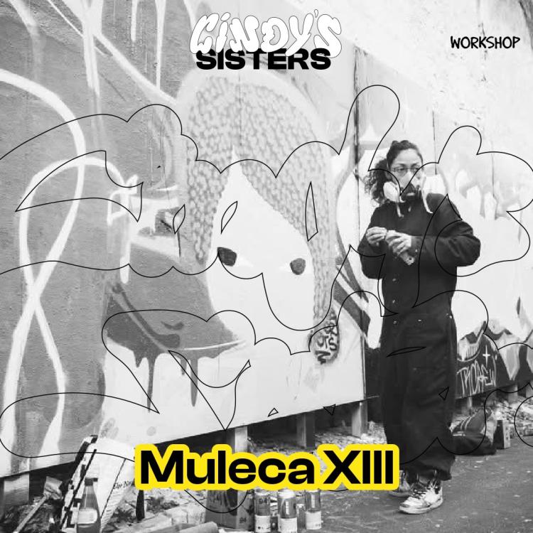 Oficina de graffiti com Muleca XIII