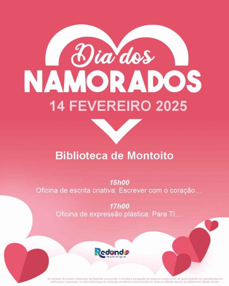 Dia dos Namorados | 14 de fevereiro | 15h00 | Biblioteca de Montoito