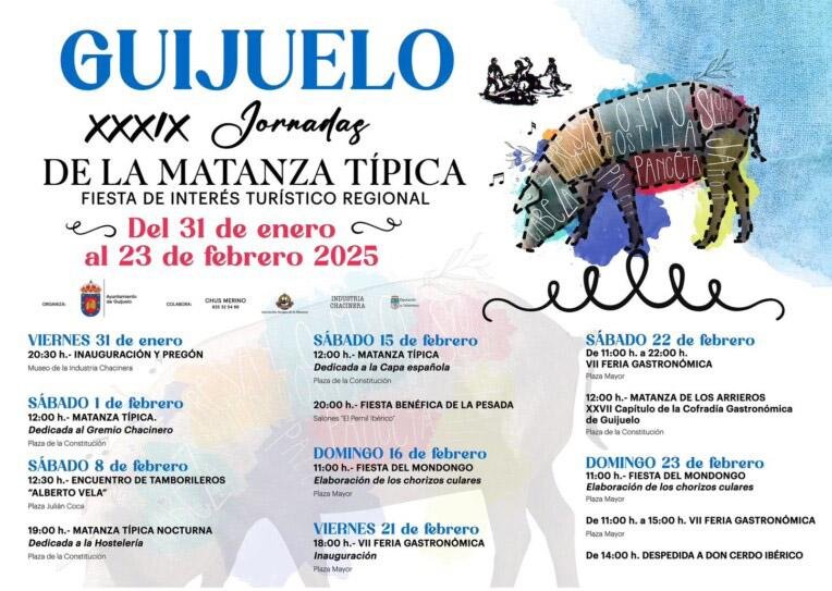 XXXIX Jornadas de la matanza típica de Guijuelo. Fiesta de i...