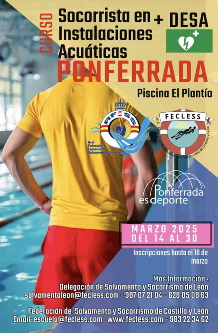 CURSO SOCORRISTA EN INSTALACIONES ACUATICAS + DESA