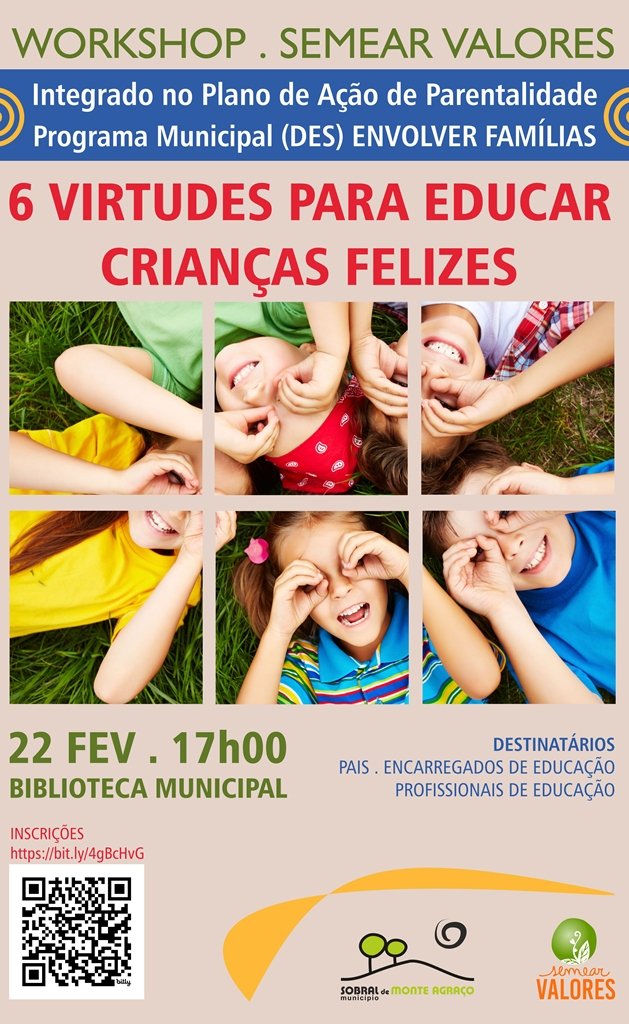  Workshop '6 Virtudes para Educar Crianças Felizes'