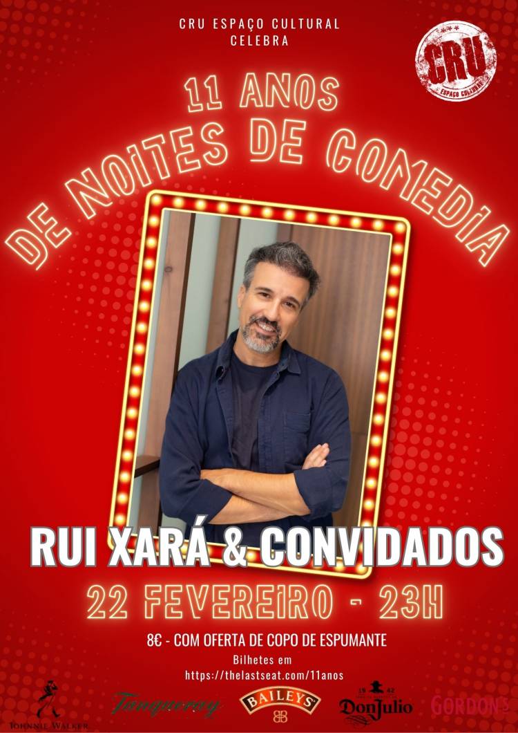 Rui Xará 11 anos de noites de comedia