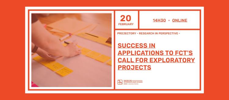 Projectory | Success in applications to the FCT's Call for Exploratory Projects
