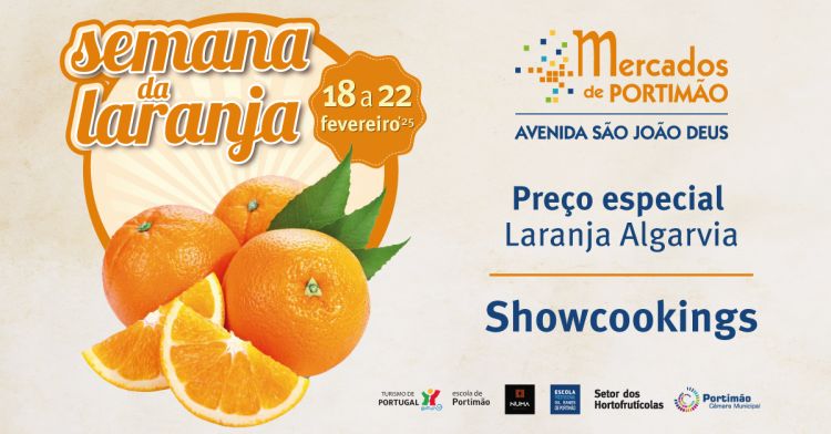 Semana da Laranja' 25 no Mercado Municipal de Portimão