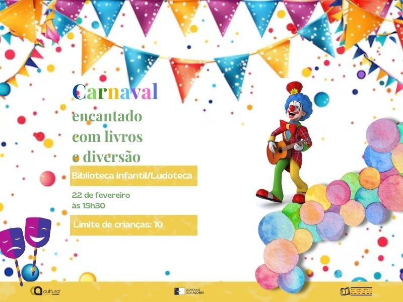 'Carnaval encantado com livros e diversão'
