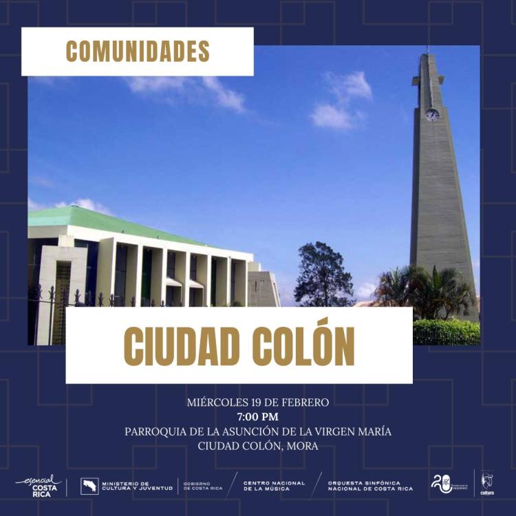 Orquesta Sinfónica Nacional en Ciudad Colón