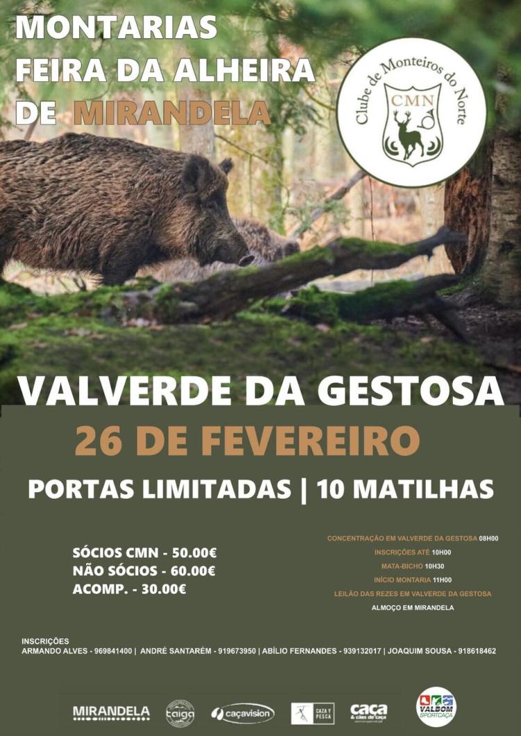 Montaria em Valverde da Gestosa | XXV Feira da Alheira de Mirandela