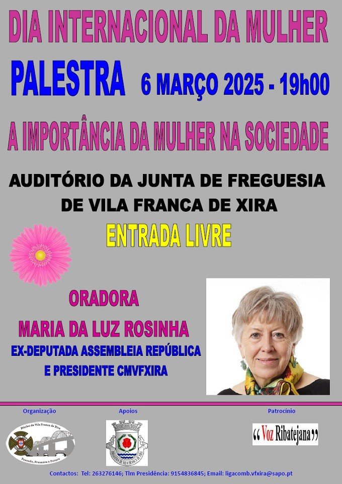Palestra - A Importância da Mulher na Sociedade