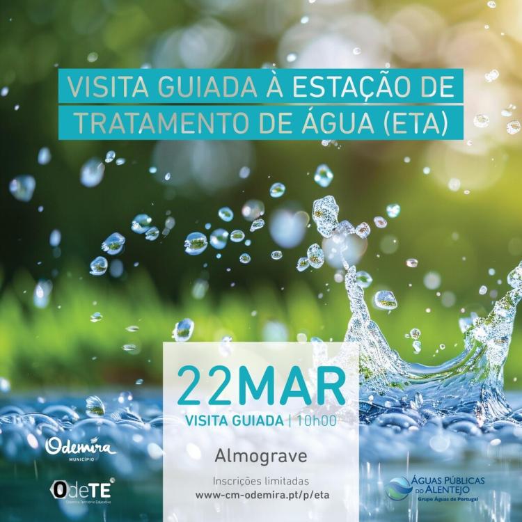 Visita guiada à estação de tratamento de Água (ETA) do Almograve
