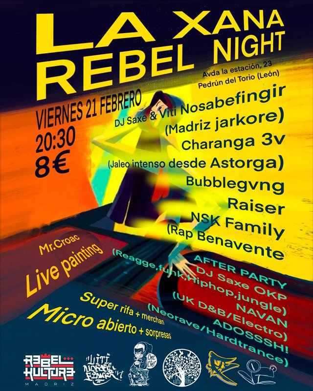 La Xana Rebel Night. La Xana del Torío