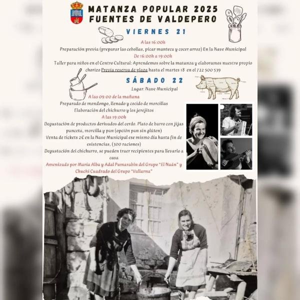 Matanza popular en Fuentes de Valdepero