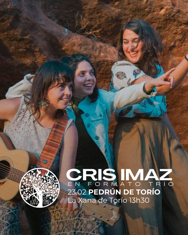 Cris Imaz en formato trío. La Xana del Torío