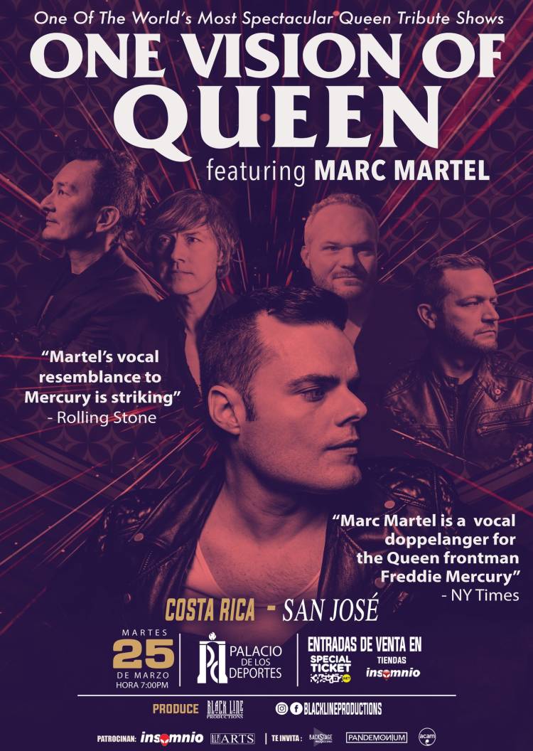 MARC MARTEL One Vision de QUEEN en Costa Rica 2025 | Evento Oficial