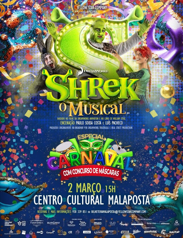 SHREK, O MUSICAL | CONCURSO DE MÁSCARAS!