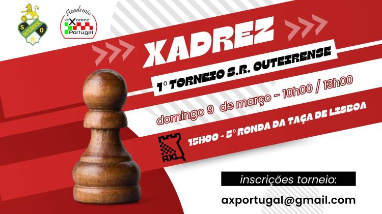 1º Dia de Xadrez na Sociedade Recreativa Outeirense