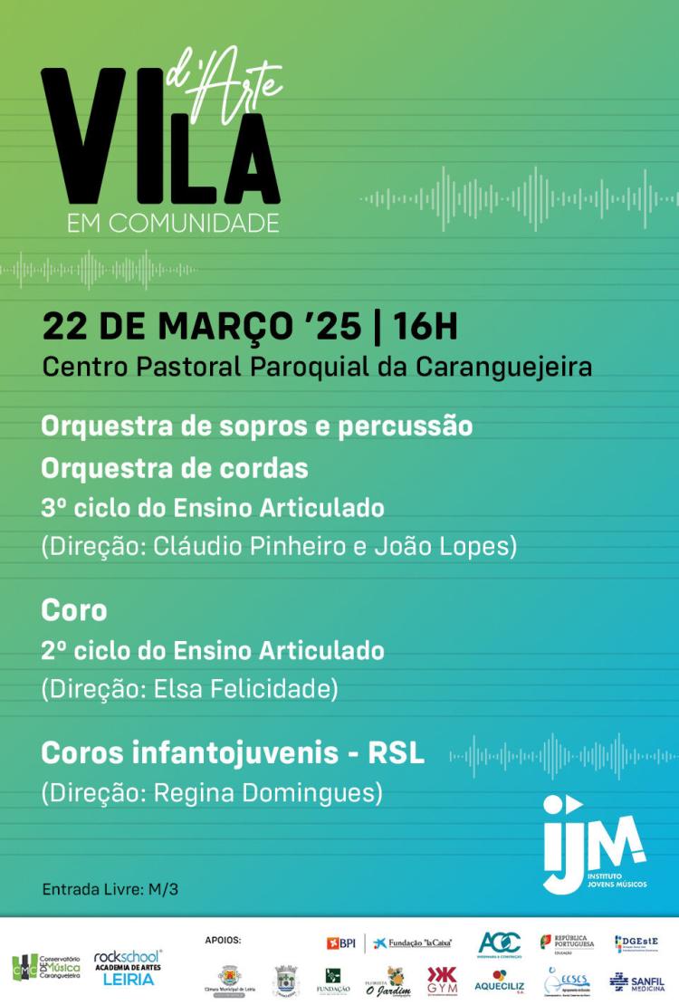 Orquestra de Sopros e Orquestra de Cordas, Coros Articulado e Rockschool