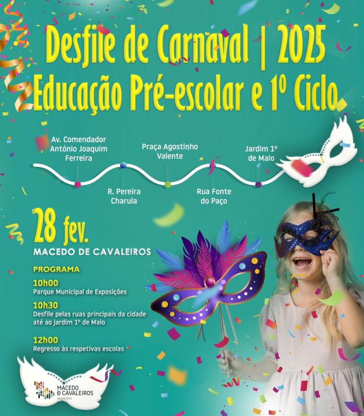 Desfile de Carnaval da Educação Pré-Escolar e do 1º Ciclo do Ensino Básico