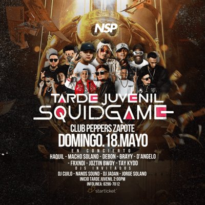 SQUID GAME / TARDE JUVENIL