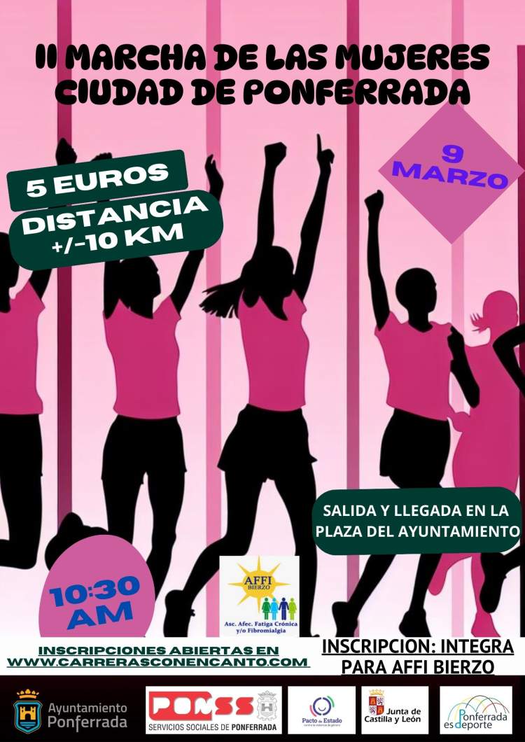II MARCHA DE LAS MUJERES CIUDAD DE PONFERRADA 2025