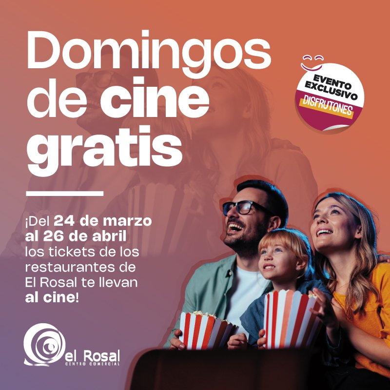 C.C. El Rosal Domingos de cine gratis