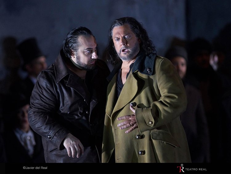 'Otello' de G. Verdi, una proyección de la ópera del Teatro Real de Madrid.