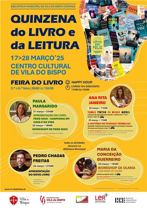 Quinzena do Livro e da Leitura - 17 a 28 de março