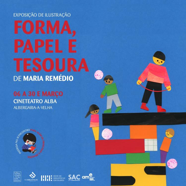 EXPOSIÇÃO: FORMA, PAPEL E TESOURA, de Maria Remédio