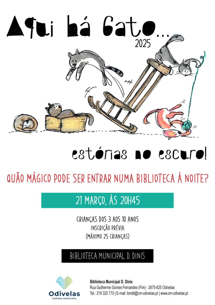 AQUI HÁ GATO: estórias no escuro