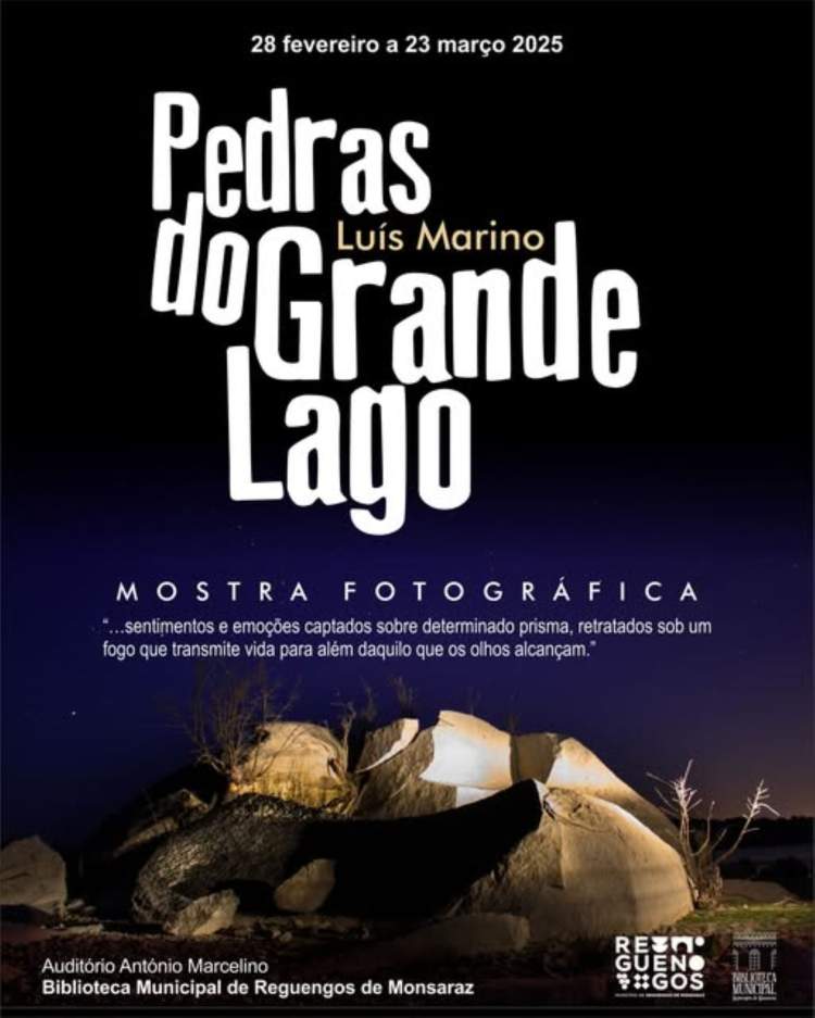 “Pedras do Grande Lago”: Mostra fotográfica de Luís Marino em Reguengos de Monsaraz