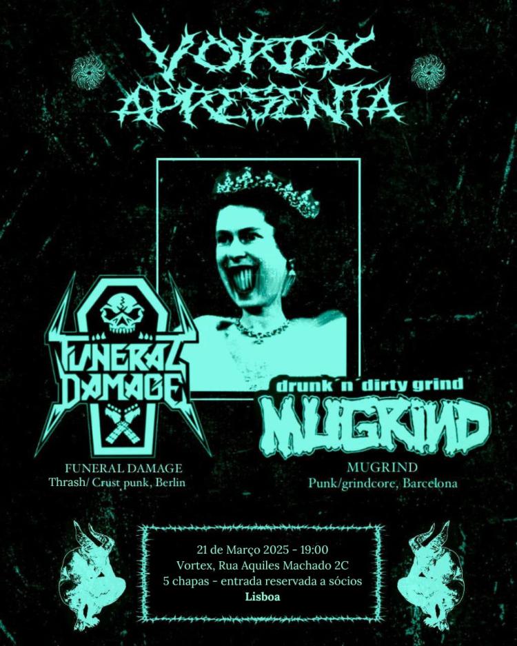 Funeral Damage + Mugrind @ Vortex