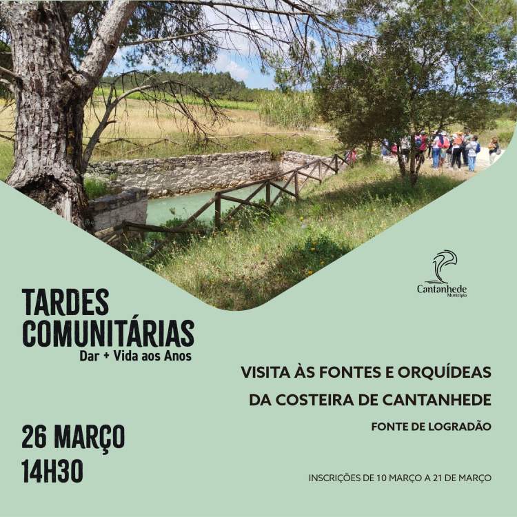 Tardes Comunitárias: Visita às fontes e orquídeas da costeira de Cantanhede